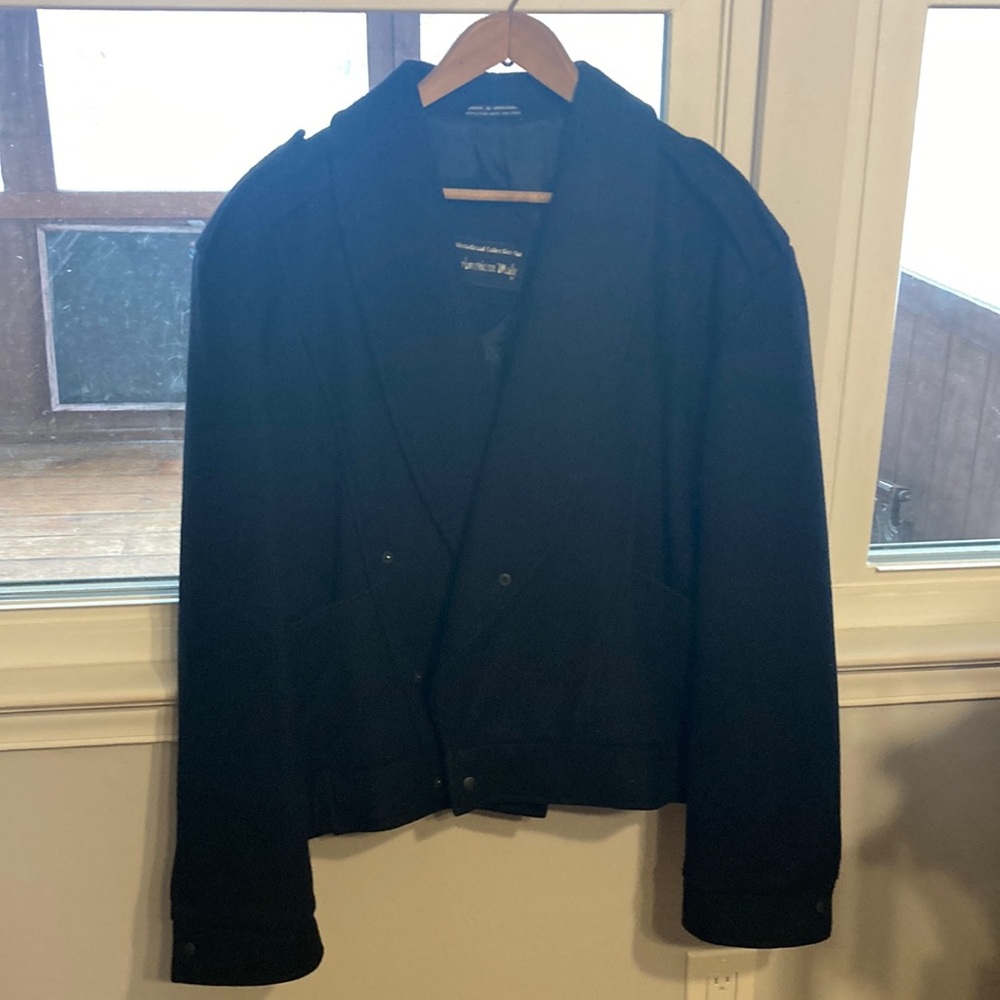 Mens Vintage Wool Coat Size 40